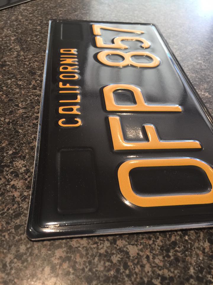 Number Plate pair