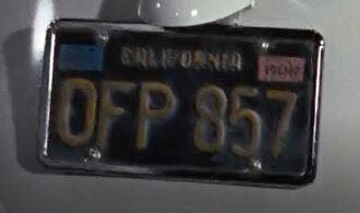 Number Plate pair