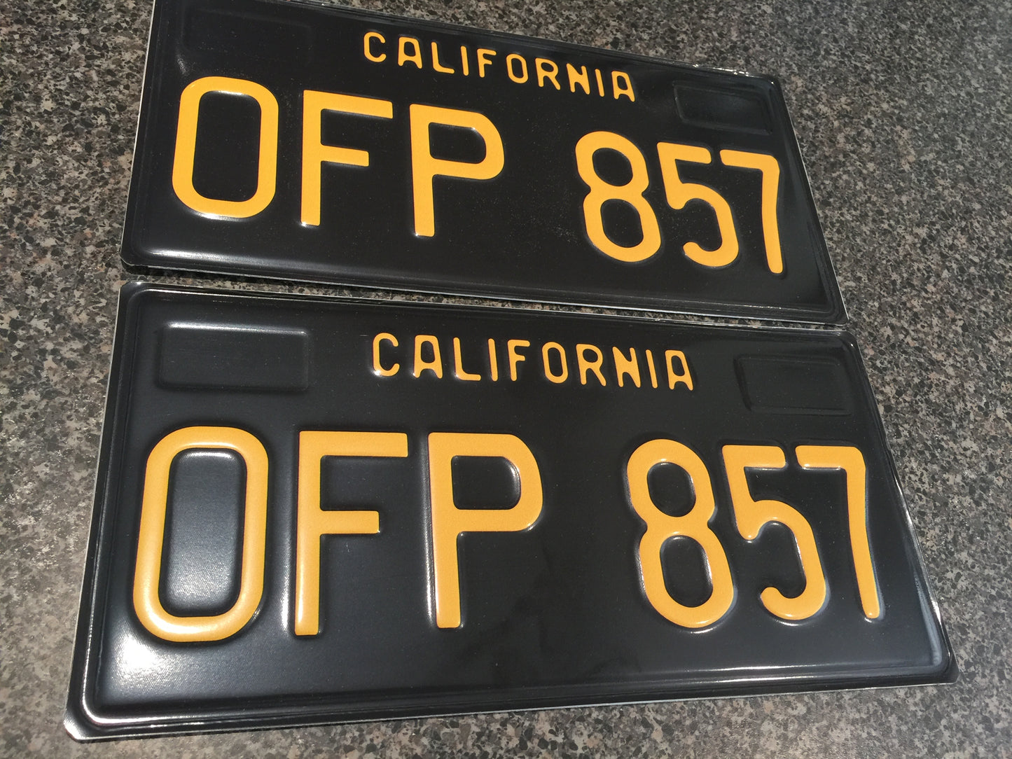 Number Plate pair